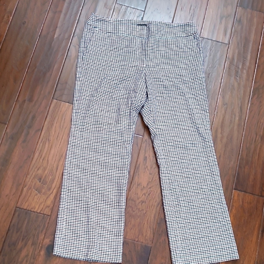 Ann Taylor Factory Colorful Patterned Trousers size 12